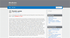 Desktop Screenshot of diredesire.com
